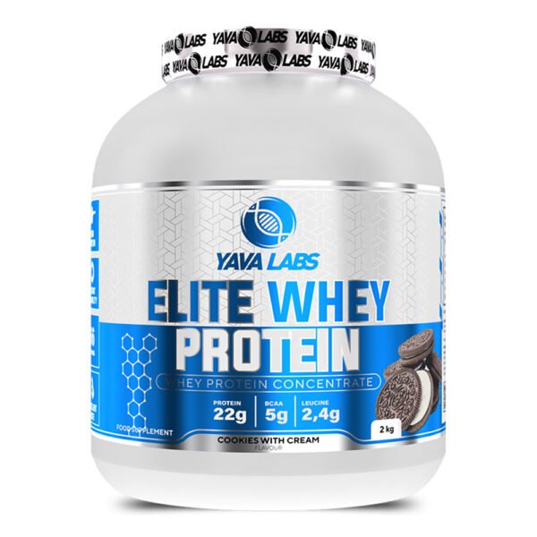 yava labs Elite Whey Protein 2 kg cookies with Cream
