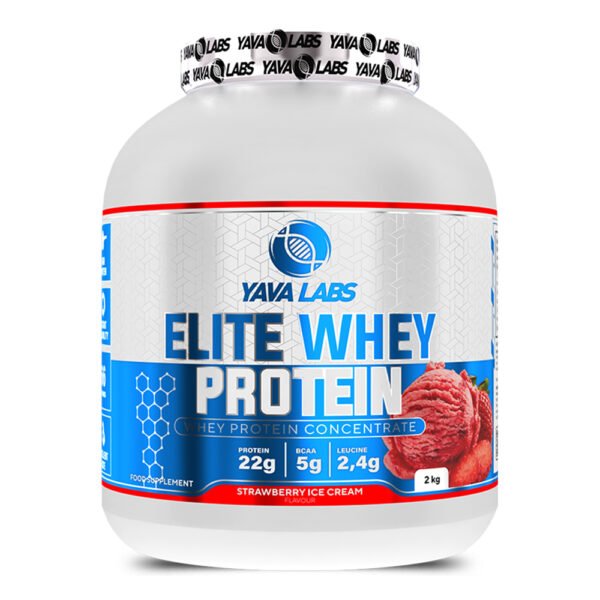 yava labs Elite Whey Protein 2 kg strawberry ice cream